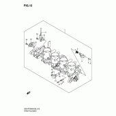 Схема вузла: Дросельна заслінка для Suzuki GSX-R750