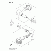 Схема вузла: Поворотники (Gs500fh p3) для Suzuki GS500