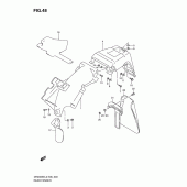 Схема узла: Заднее крыло для Suzuki DR200 DR200SE