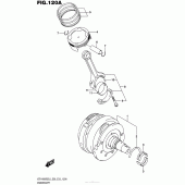 Схема вузла: Колінчастий вал & Поршень для Suzuki VZR1800 Boulevard M109R