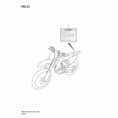 Схема вузла: Інформаційні наклейки (Rm-z4501l2 e28) для Suzuki RM-Z450