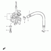 Схема вузла: Паливний кран Suzuki DR650 DR650SE