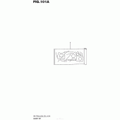 Схема вузла: Ремкомплект прокладок двигуна для Suzuki DR-Z70