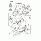 Схема узла: Облицовочные элементы (Model l 3bf) для Suzuki GSX1100