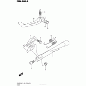 Схема вузла: Підставка для Suzuki GSX-S1000