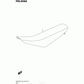 Схема вузла: Сидіння для Suzuki RM-Z250