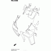 Схема вузла: Накладки рами (Vzr1800Bzl5 E33) для Suzuki VZR1800 Boulevard M109R BOSS