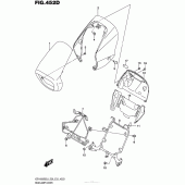 Схема вузла: Накладка фари (For Pgz) (Vzr1800Bzl6 E33) для Suzuki VZR1800 Boulevard M109R