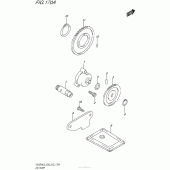 Схема узла: Масляный насос для Suzuki DL650 V-Strom