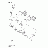 Схема узла: Система индукции воздуха для Suzuki GSF1250 Bandit S