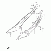 Схема вузла: Бічні панелі (Model w) для Suzuki GS500