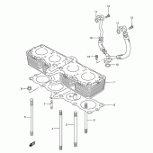 Схема узла: Цилиндр для Suzuki GSX750 Katana