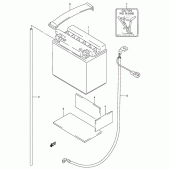 Схема вузла: Акумулятор для Suzuki VX800 VX800
