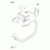 Схема вузла: Акумулятор для Suzuki AN400 Burgman (EU analogue of SkyWave)