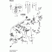 Схема узла: Электропроводка для Suzuki GSX-R1000
