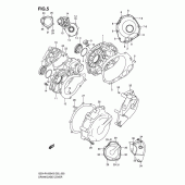 Схема вузла: Кришки картера для Suzuki GSX-R1000