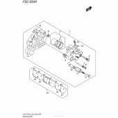 Схема узла: Задний тормозной суппорт (Gsx-S750L5 E03) для Suzuki GSX-S750