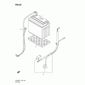 Схема вузла: Акумулятори (Sv650sal1 e24) для Suzuki SV650