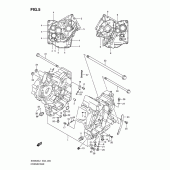 Схема узла: Картер двигателя для Suzuki SV650