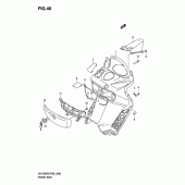 Схема вузла: Передній бардачок для Suzuki UH125 Burgman