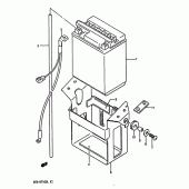 Схема вузла: Акумулятор для Suzuki GSX-R1100