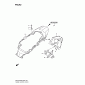 Схема узла: Центральная панель (Model k9) для Suzuki GSX-R1000