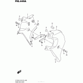 Схема вузла: Верхня накладка рами для Suzuki VZ1500 Boulevard M90