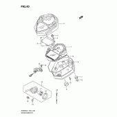 Схема узла: Спидометр (Sv650sal1 e24) для Suzuki SV650