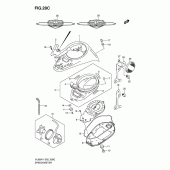 Схема вузла: Спідометр (Vl800zk5) для Suzuki VL800 Intruder Volusia