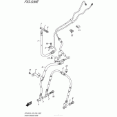 Схема вузла: Front Brake Hose (Sfv650Al5 E33) для Suzuki SFV650 Gladius
