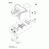 Схема вузла: Задній ліхтар (Стоп-сигнал) для Suzuki VZ800 Intruder M800/Boulevard M50