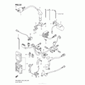 Схема вузла: Електроустаткування для Suzuki RM-Z450