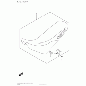Схема узла: Сиденье для Suzuki DR650 DR650SE
