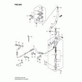 Схема узла: Задний тормозной цилиндр (Vzr1800zl2 e51) для Suzuki VZR1800 Intruder M1800R/ Boulevard M109R