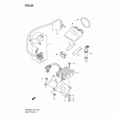 Схема вузла: Електроустаткування для Suzuki GSF650 Bandit