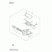 Схема узла: Передний тормозной цилиндр (Vzr1800L4 E28) для Suzuki VZR1800 Boulevard M109R