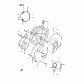 Схема вузла: Кришки картера для Suzuki GSX1100