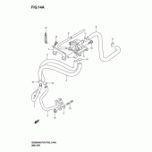 Схема вузла: Система індукції повітря (Gs500f p33/gs500fk6 p3/gs500/fk6 p28) для Suzuki GS500
