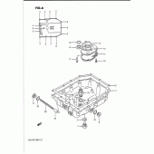 Схема вузла: Піддон картера для Suzuki GSX-R1100