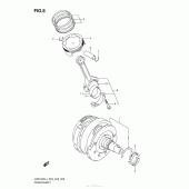 Схема узла: Коленчатый вал & Поршень для Suzuki VZR1800 Boulevard M109R