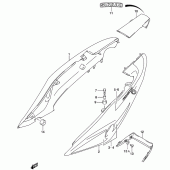 Схема вузла: Бічні панелі для Suzuki GS500