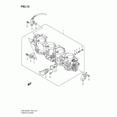 Схема узла: Дроссельная заслонка (Gsx1300rl1 e14) для Suzuki GSX1300 Hayabusa