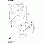 Схема узла: Нижний обтекатель для Suzuki GSX-R750