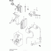 Схема вузла: Електроустаткування (Vl800Cl3 E03) для Suzuki VL800 Boulevard C50C