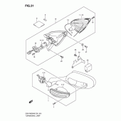 Схема узла: Поворотники для Suzuki GSX-R600