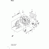 Схема узла: Головка цилиндра для Suzuki UH125 Burgman