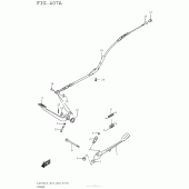 Схема вузла: Підставка для Suzuki LS650 Boulevard S40