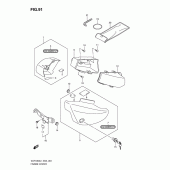 Схема узла: Боковые панели (Vlr1800tl1 e24) для Suzuki VLR1800 Intruder C1800R/ Boulevard C109R