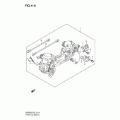 Схема вузла: Дросельна заслінка (Model k7) для Suzuki SV650