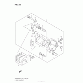 Схема узла: Передний тормозной суппорт для Suzuki DR200 DR200SE